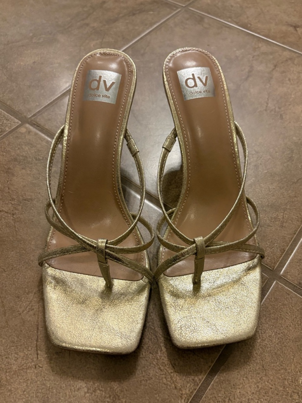 DV by Dolce Vita Gold Heels